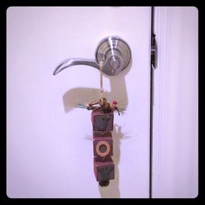 Hanging ornament joy sign